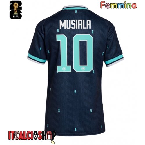 Germania Jamal Musiala #10 Seconda Maglia Femmina Mondiali 2026 Manica Corta